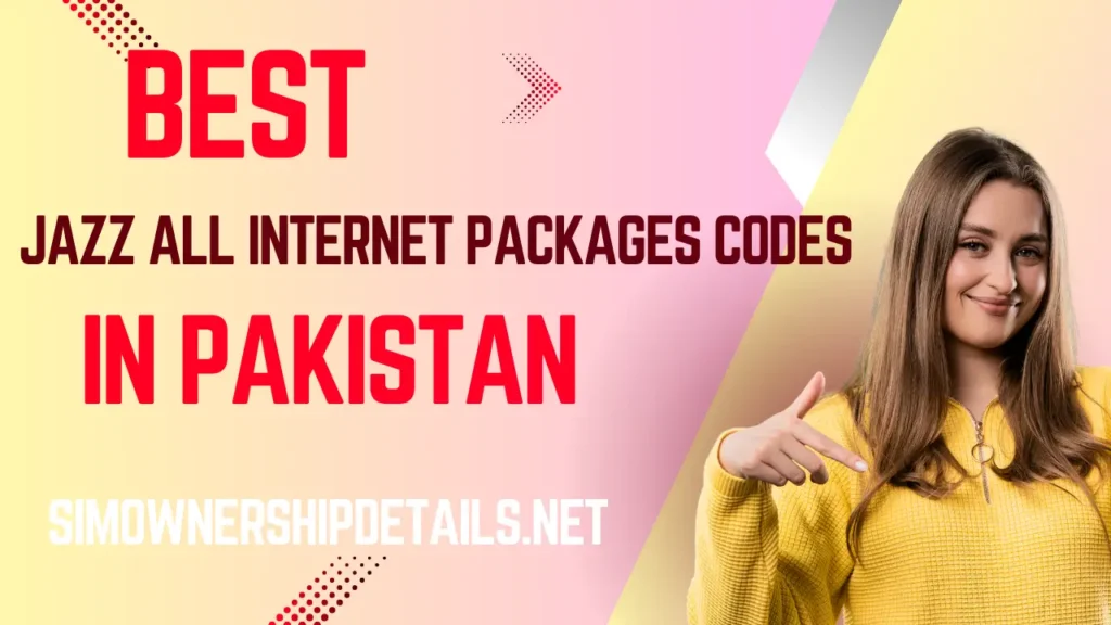 Jazz All Internet Packages Codes 2025